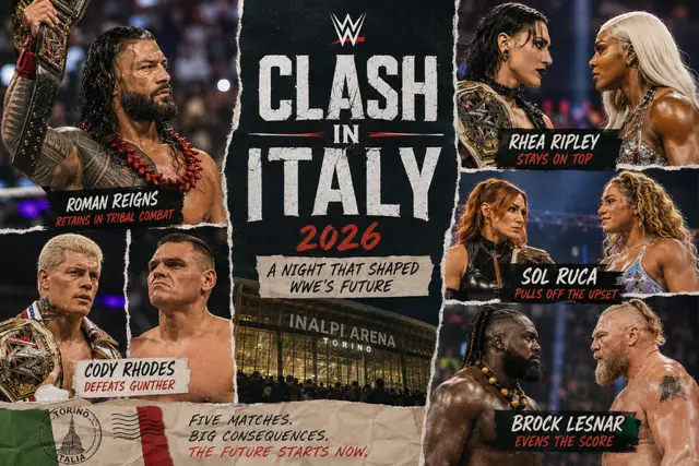 Clash in Italy 2026: Roman's Tribal War, Cody's Test, and the Night WWE Shaped Its Future