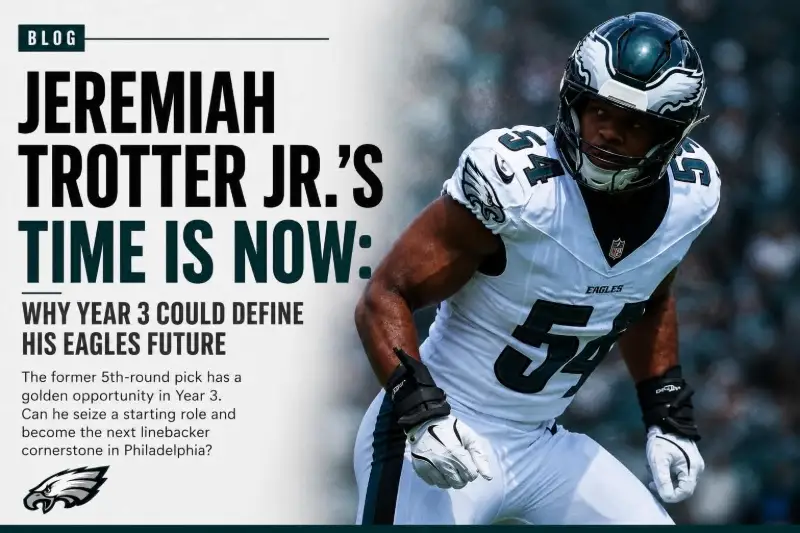 Jeremiah Trotter Jr.'s Time Is Now: Why Year 3 Could Define His Eagles Future