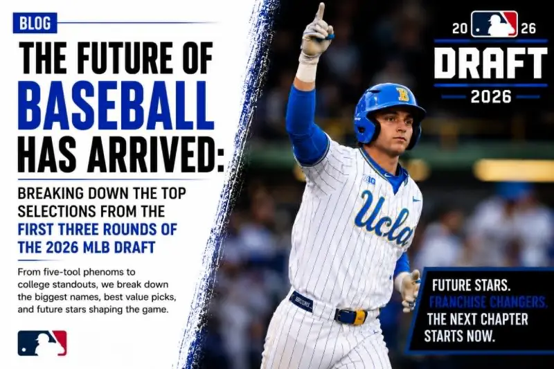 The Future of Baseball Has Arrived: Breaking Down the Top Selections from the First Three Rounds of the 2026 MLB Draft