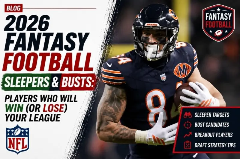 2026 Fantasy Football Sleepers & Busts: Players Who Will Win (or Lose) Your League